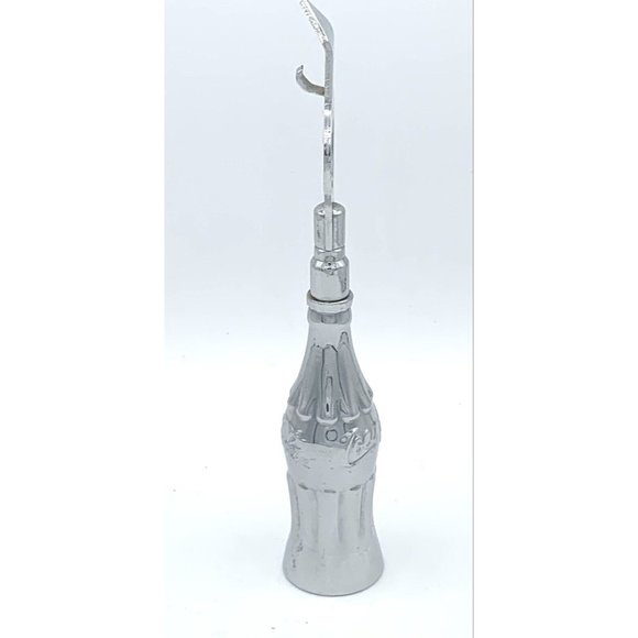 Vtg 2002 Large Chrome The Coca-Cola Company Can Opener Solid Metal Tablecraft - Picture 2 of 11
